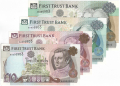 First Trust Bank 10, 20, 50 and 100 Pounds,  1. 1.1998